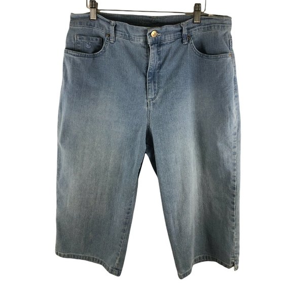 Gloria Vanderbilt Womens Amanda Skimmer capri 14 - Picture 1 of 8